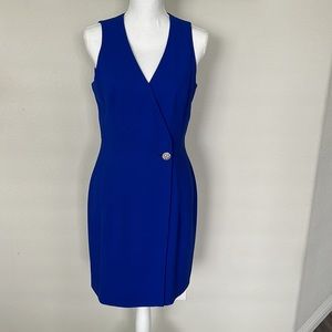 Kenar Blue Sleeveless Dress